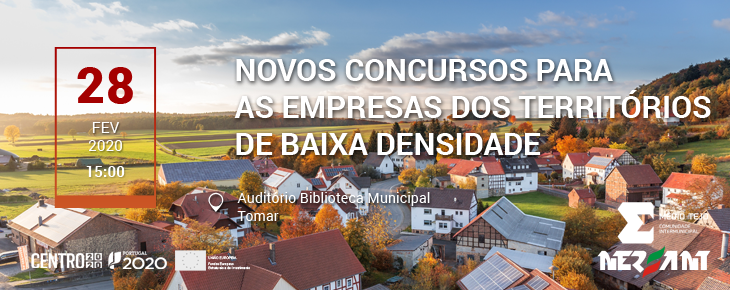 Novos Concursos para as Empresas dos Territórios de Baixa Densidade