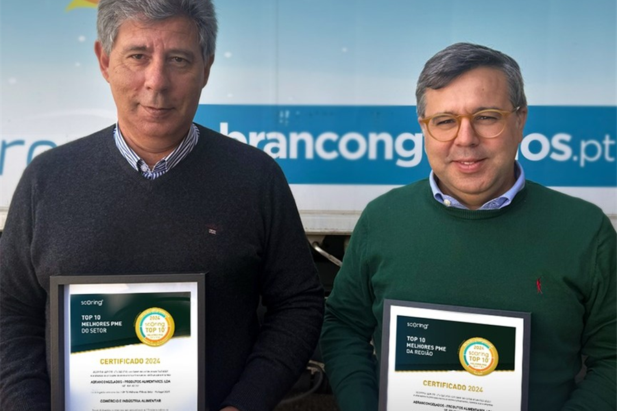 Abrancongelados entre as TOP 10 Melhores PME do Setor e da Região