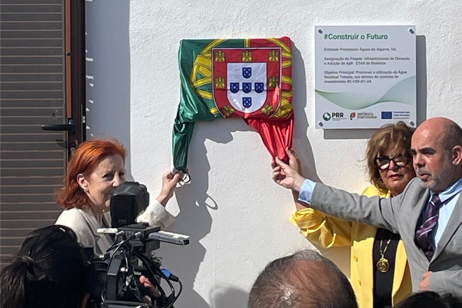 Ministra do Ambiente inaugura nova Unidade de Água para Reutilização na ETAR da Boavista