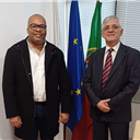 NERSANT recebe empresário são-tomense para discutir cooperação entre os dois países