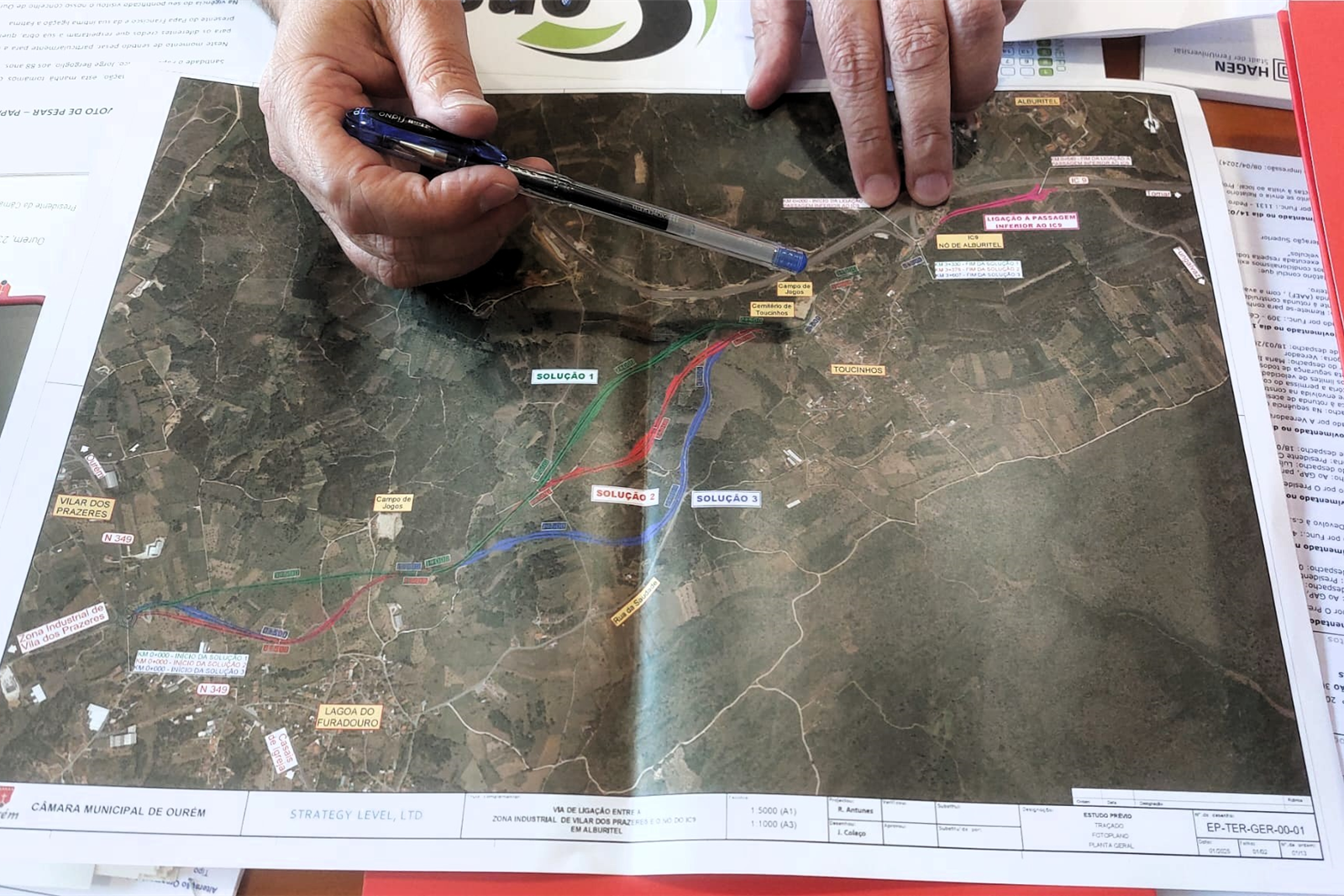 Ourém: Via de Ligação entre a Zona Industrial de Vilar dos Prazeres e o Nó do IC9 com estudo prévio aprovado