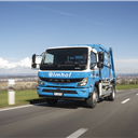 FUSO eCanter produzido no Tramagal reforça frota elétrica de empresa suíça