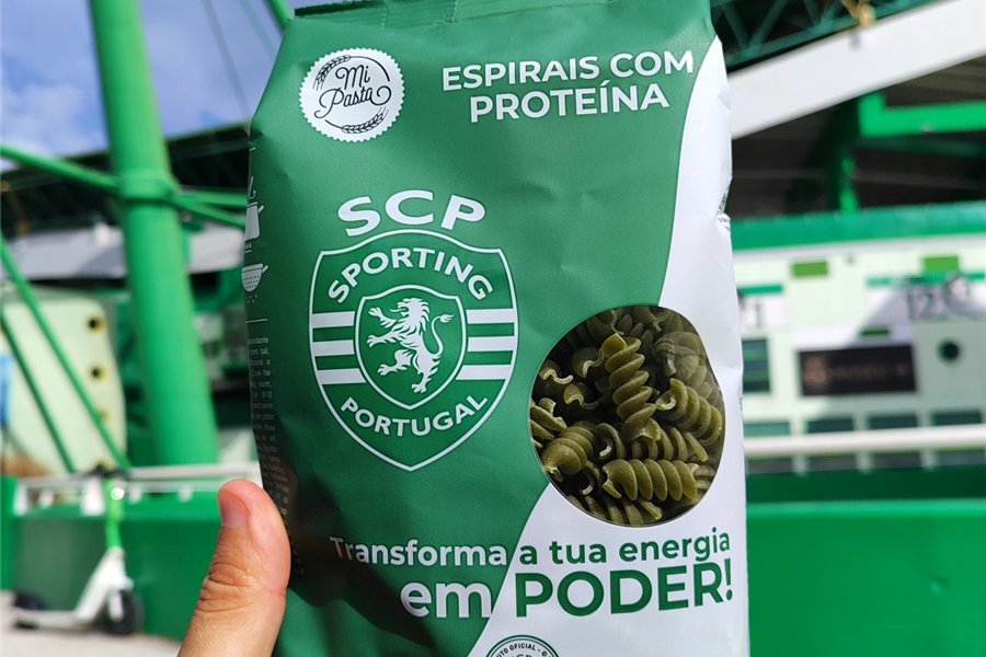 Iberopasta lança massa proteica em parceria com o Sporting CP