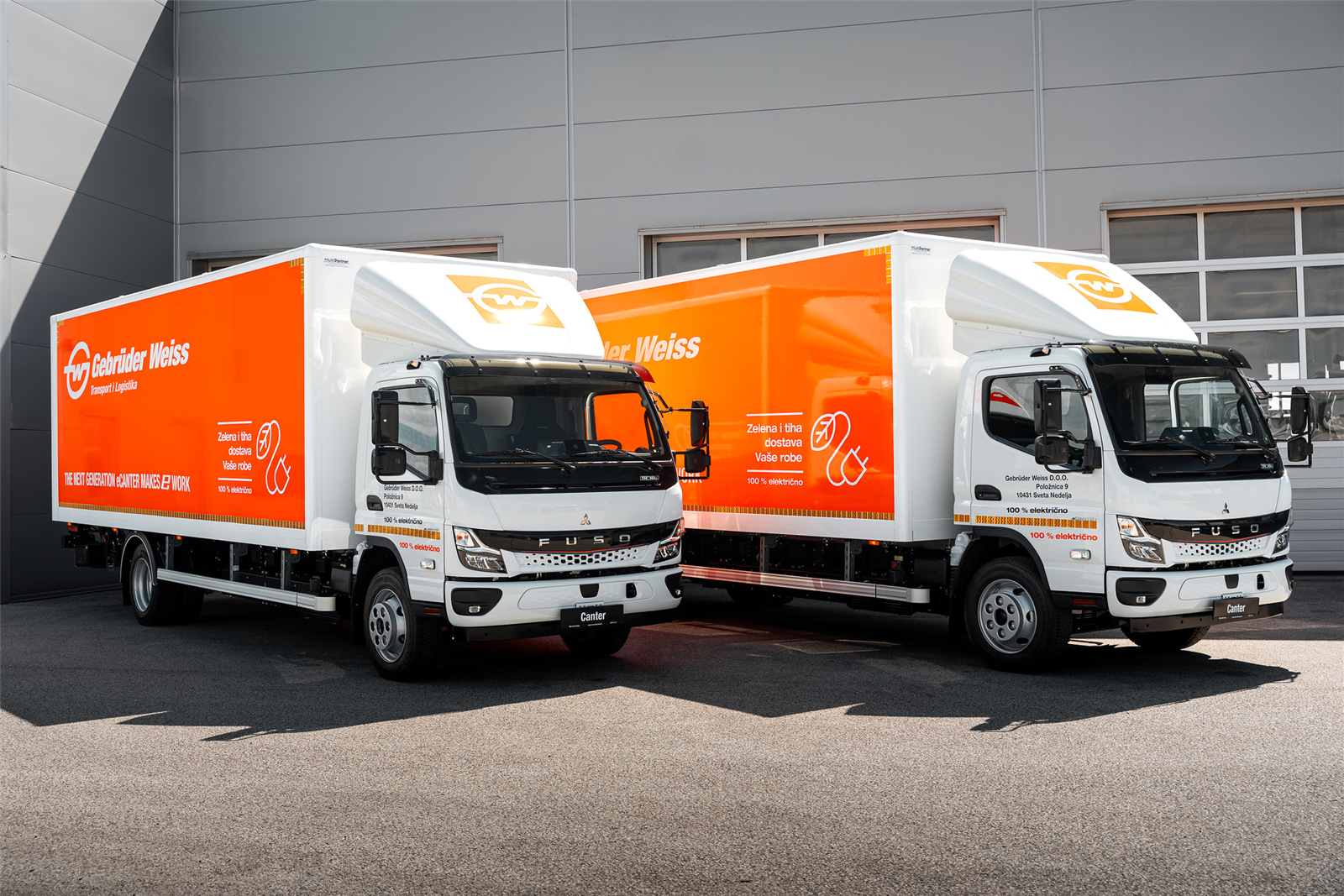Mobilidade elétrica com camiões FUSO eCanter na Croácia