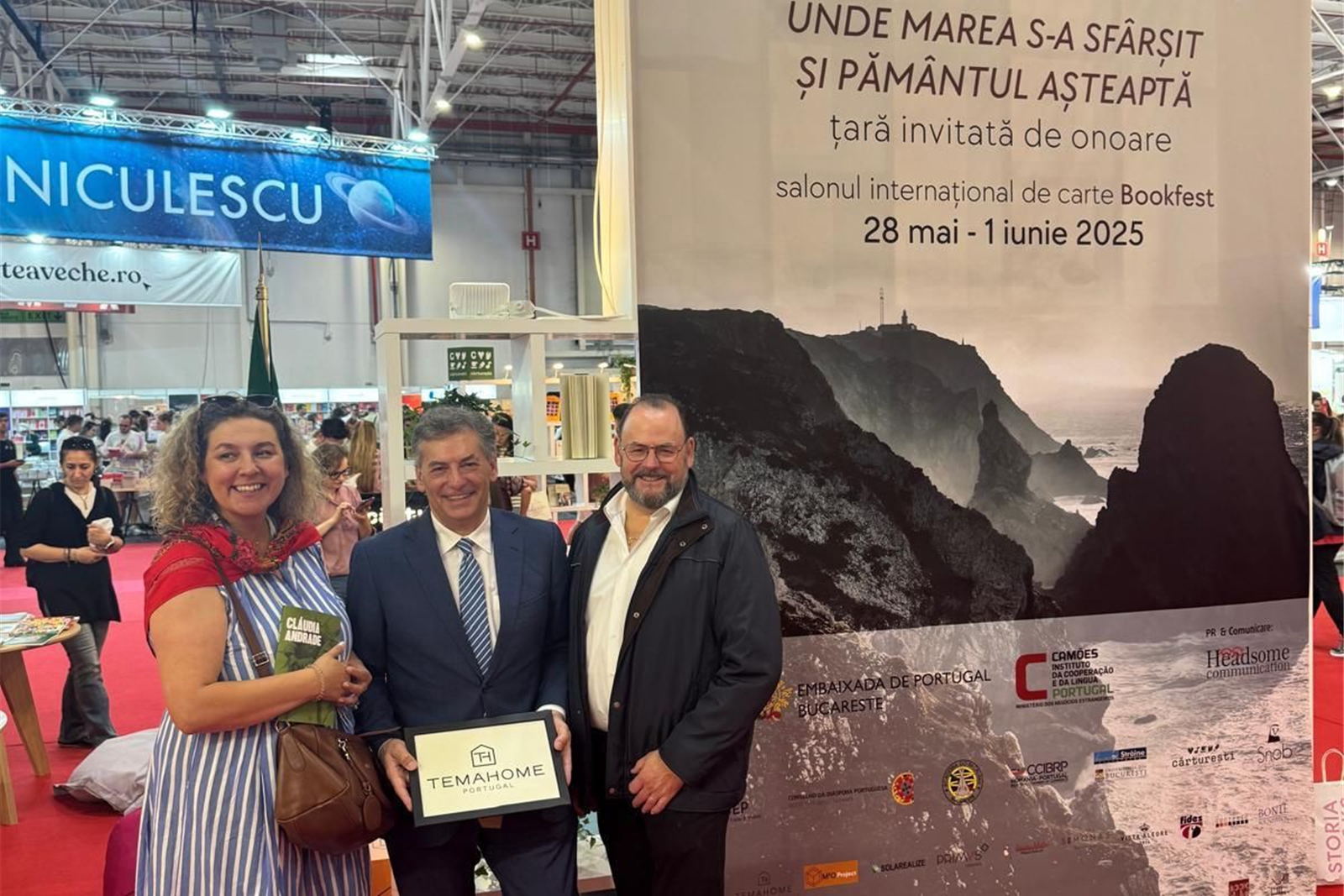 TEMAHOME representa Portugal no Bookfest 2025 em Bucareste com design e mobiliário de excelência