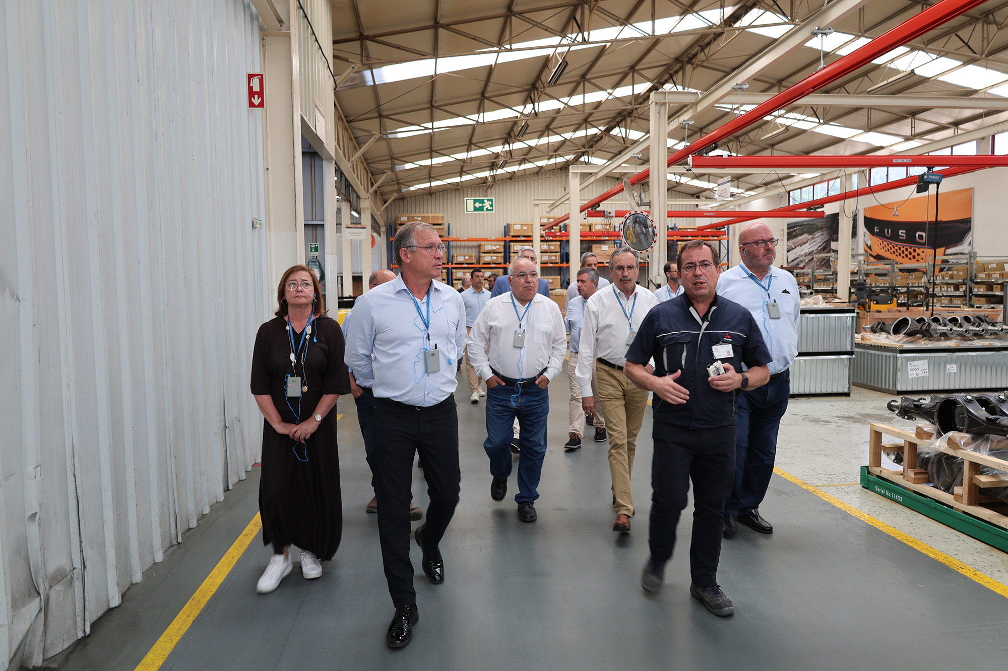 Autarcas do Médio Tejo visitam fábrica da Mitsubishi em Tramagal