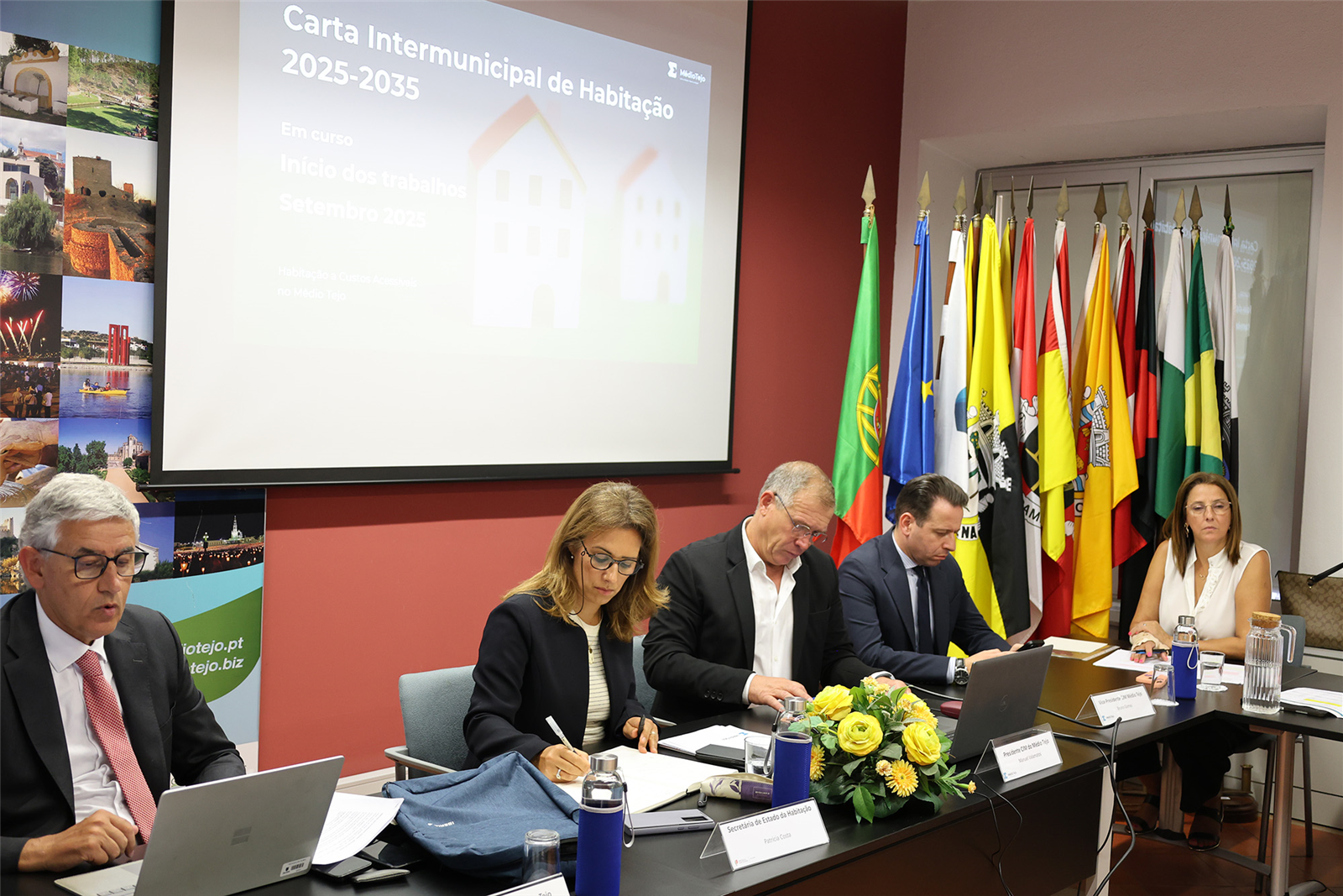 Secretária de Estado da Habitação reúne com CIM Médio Tejo para debater habitação a custos acessíveis