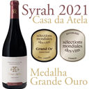 Syrah 2021 da Quinta da Atela conquista Grande Ouro no Canadá