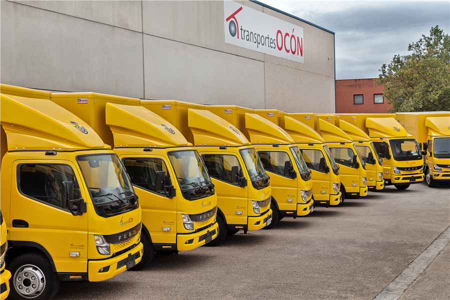 Empresa logística espanhola aposta em camiões FUSO eCanter