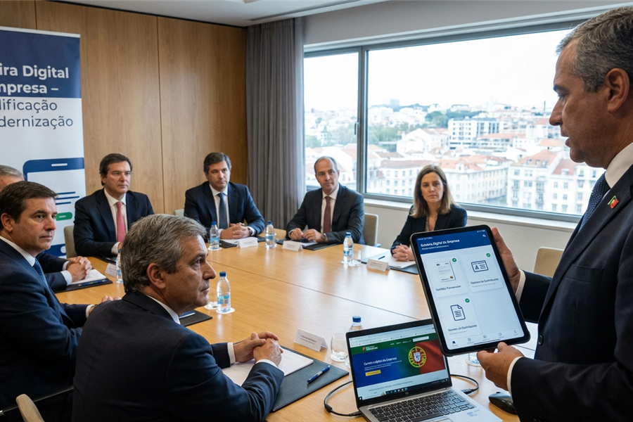 Portugal é o primeiro País da União Europeia a lançar a Carteira Digital da Empresa