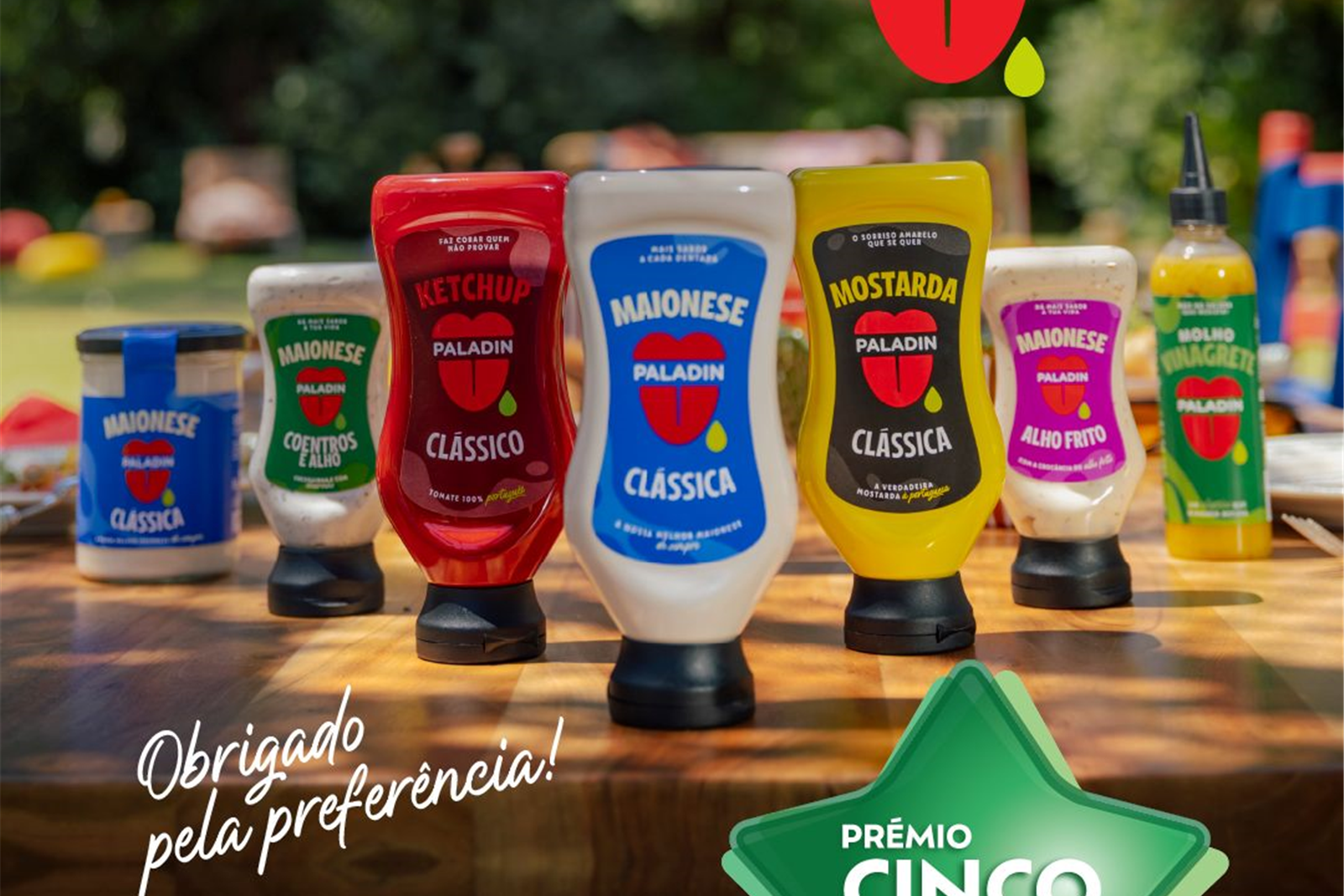 Paladin distinguida com o Prémio Cinco Estrelas 2026 na categoria Molhos e Temperos
