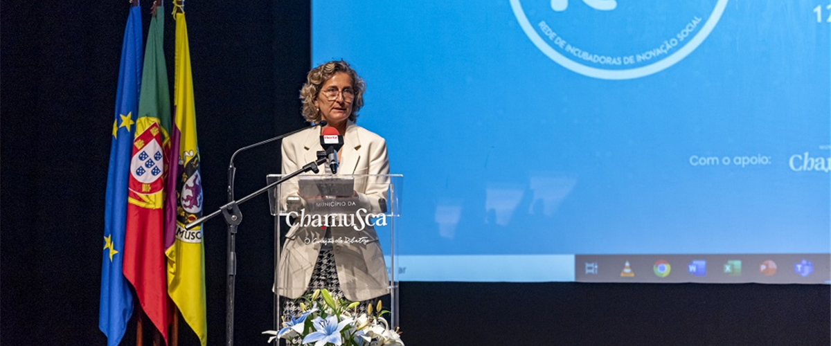 Ministra da Coesão Territorial, Ana Abrunhosa, esteve na Chamusca e assinou uma Carta de Reconhecimento na Criação da Rede de Incubadoras de Inovação Social