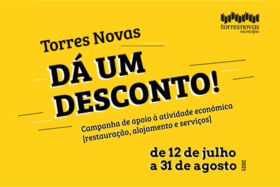 Município promove campanha "Torres Novas Dá um Desconto"
