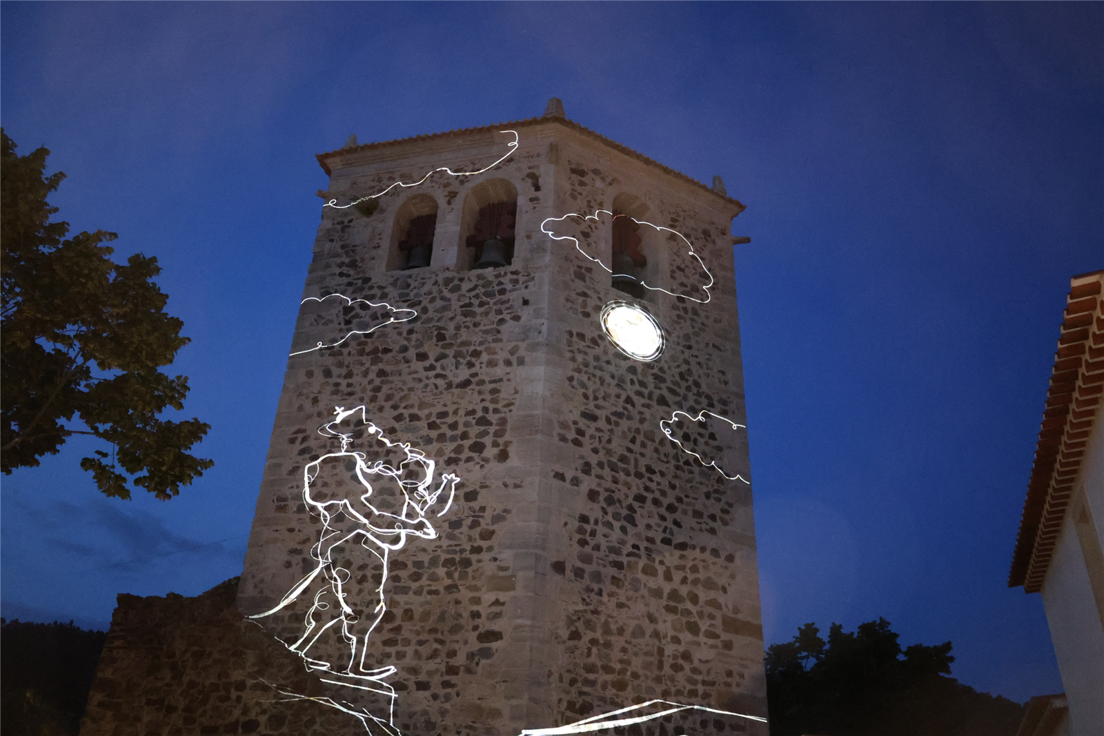 Nova experiência de vídeo mapping inaugurada na Torre de Dornes