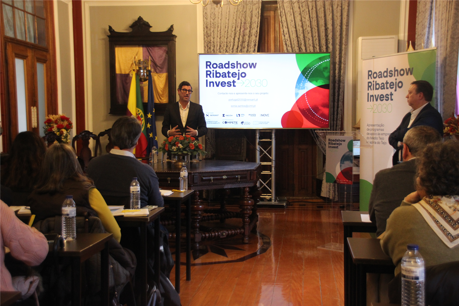 Depois da Chamusca, Roadshow Ribatejo Invest 2030 segue para Alcanena e Golegã