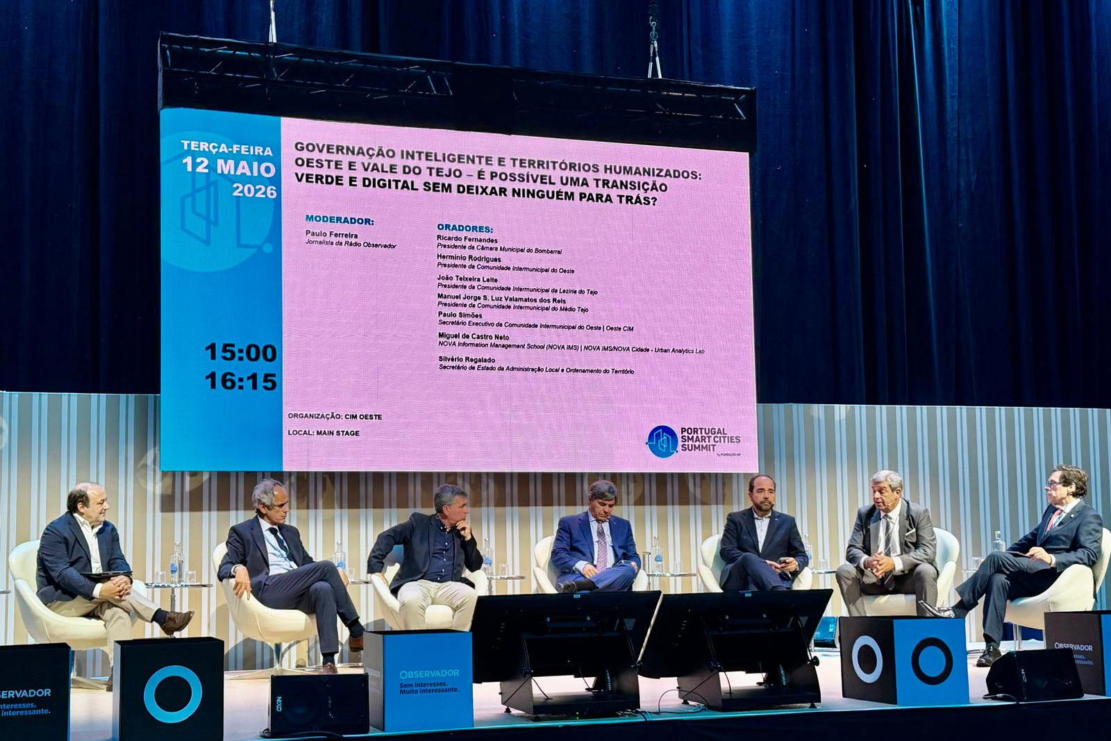 NERSANT acompanha reflexão sobre governação inteligente e desenvolvimento territorial no Portugal Smart Cities Summit 2026