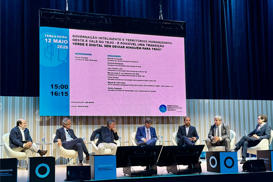 NERSANT acompanha reflexão sobre governação inteligente e desenvolvimento territorial no Portugal Smart Cities Summit 2026