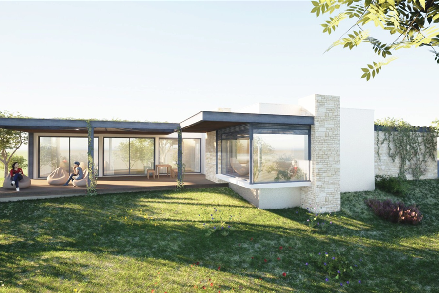 Inovarcus alia arquitetura contemporânea e valorização ambiental em projeto de uma habitação em Ourém
